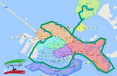 plan de la ligne 4.1 des vaporeto venice